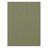 Olivgrün, erdgrün, solide Farbe drucken Tischdecke (Vorderseite)
