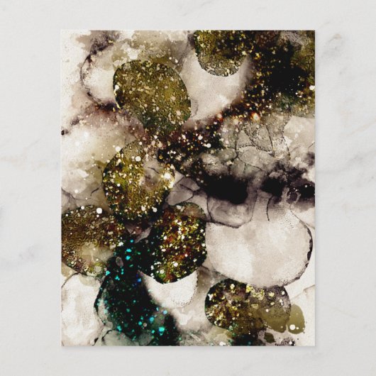 Olivgrün-grüner Flyer (Hinten)