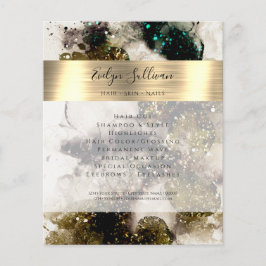 Olivgrün-grüner Flyer