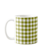Olivgrün kariert Gingham