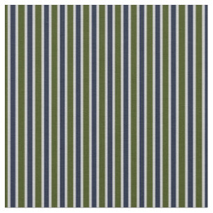 Olivgrün, Navy und Grau klassische vertikale Strei Stoff
