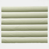 Olivgrün-Schattenstreifen Fleecedecke (Vorderseite (Horizontal))