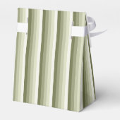 Olivgrün-Schattenstreifen Geschenkschachtel (Rückseite)