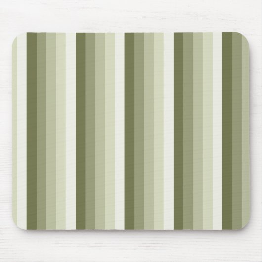 Olivgrün-Schattenstreifen Mousepad (Vorne)