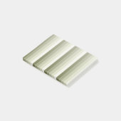Olivgrün-Schattenstreifen Post-it Klebezettel (angewinkelt)