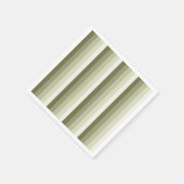 Olivgrün-Schattenstreifen Serviette (Ecke)
