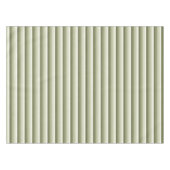 Olivgrün-Schattenstreifen Tischdecke (Vorderseite (Horizontal))