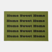 Olivgrün Solid Color Fußmatte (Vorderseite)