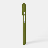 Olivgrün Solid Color iPhone 16 Hülle (Linke Seite)