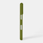 Olivgrün Solid Color iPhone 16 Hülle (Rechte Seite)