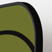 Olivgrün Solid Color Pickleball Schläger (Linke Seite)