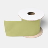 Olivgrün Solid Color Satinband (Spule)