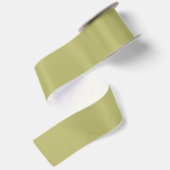 Olivgrün Solid Color Satinband (Rückseite)