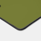 Olivgrün Solid Color Schreibtischunterlage (Ecke)