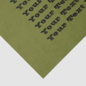 Olivgrün Solid Color Seidenpapier (Ausschnitt)