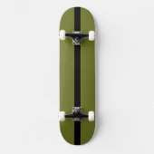 Olivgrün Solid Color Skateboard (Vorderseite)