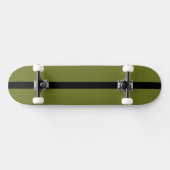 Olivgrün Solid Color Skateboard (Horizontal)