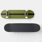 Olivgrün Solid Color Skateboard (Horizontal)