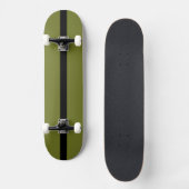 Olivgrün Solid Color Skateboard (Vorderseite)