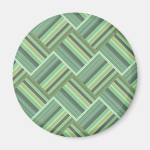 Olivgrün Streifen Magnet