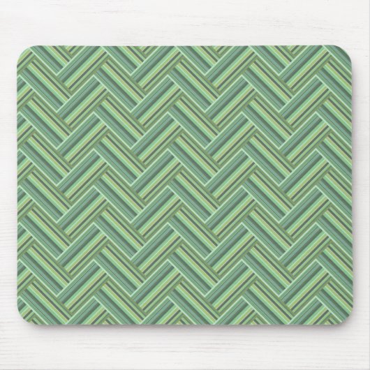 Olivgrün Streifen Mousepad (Vorne)
