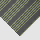 Olivgrün und Holzkohle - fünf Streifen Seidenpapier (Detail)