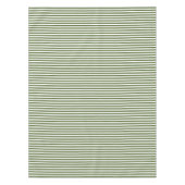 Olivgrün und Weiß Tischdecke (Vorderseite)