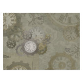 Olivgrün, Vintag Tischdecke (Vorderseite (Horizontal))