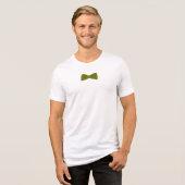 Olivgrüne Fliege Tri-Blend Shirt (Vorderseite voll)