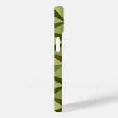 Olivgrüne iPhone-Hülle Minimalistisches Modernes D Case-Mate iPhone Hülle (Rückseite / Rechts)