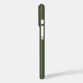 Olivgrüne Nadelstreifen Case-Mate iPhone Hülle (Rückseite / Links)