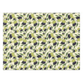 Olivgrüne Niederlassungen auf weg von weißem Tischdecke (Vorderseite (Horizontal))