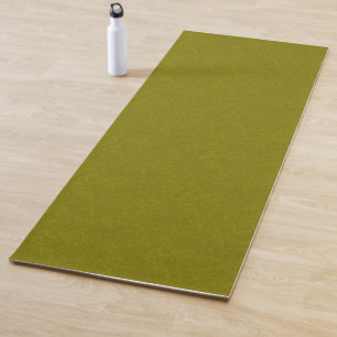 Olivgrüne Oberfläche mit dezenterem Wirbelmuster Yogamatte
