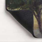 Olivgrüne Pflücker 1985 Mousepad (Ecke)