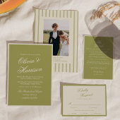 Olivgrüne Probedinner-Hochzeitsservietten Serviette