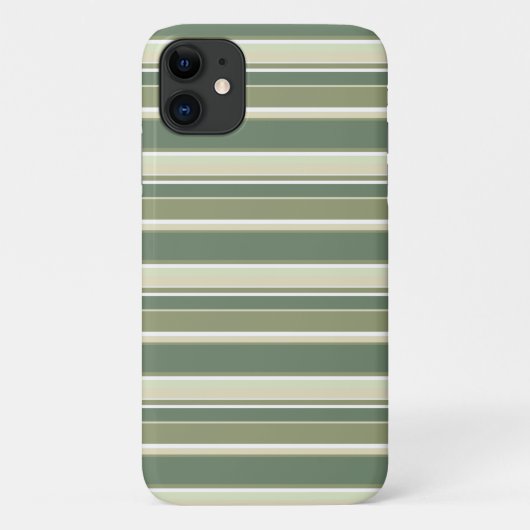 Olivgrüne Streifen Case-Mate iPhone Hülle (Rückseite)