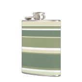 Olivgrüne Streifen Flachmann (Links)