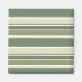 Olivgrüne Streifen Magnet (Vorne)