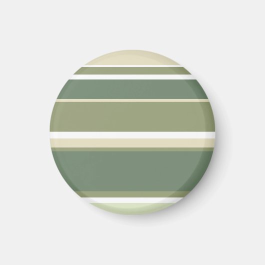 Olivgrüne Streifen Magnet (Vorne)