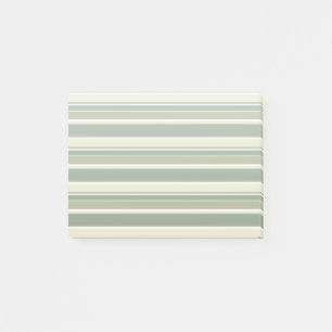 Olivgrüne Streifen Post-it Klebezettel
