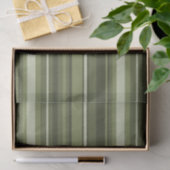 Olivgrüne Streifen Seidenpapier (Geschenk)