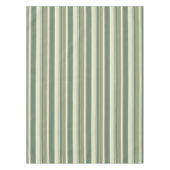 Olivgrüne Streifen Tischdecke (Vorderseite)