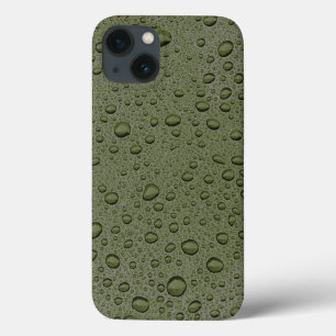 Olivgrüne Wassertropfen Case-Mate iPhone-Hülle iPhone Hülle