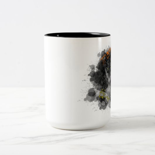 Olivgrüne Zweiton 15oz Tasse (Mittel)