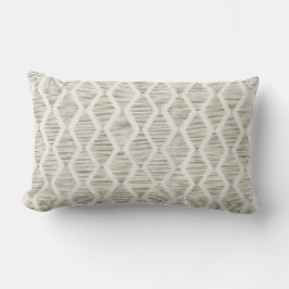 Olivgrüner Diamant-Geometrischer Minimalistischer  Lendenkissen