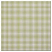 Olivgrüner Gingham Kariert Gestreift Stoff (Muster)