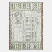 Olivgrüner Keffiyeh Decke (Vorderseite Vertikal)