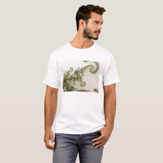 Olivgrüner Rauch-T - Shirt (Vorne ganz)