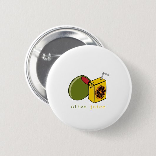 Olivgrüner Saft Button (Vorne & Hinten)