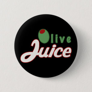 Olivgrüner Saft-Knopf Button